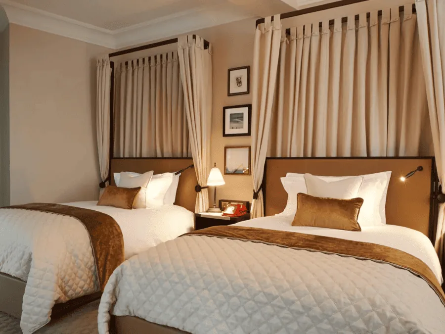 Kimpton Fitzroy, London — framed artwork installation